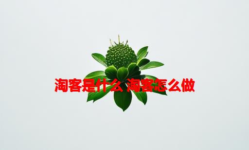 淘客是什么 淘客怎么做